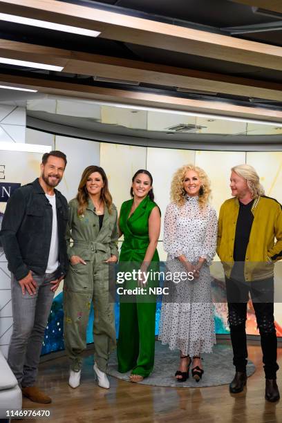 Donna Farizan and "Little Big Town" Jimi Westbrook, Karen Fairchild, Kimberly Schlapman, Phillip Sweet on Thursday, May 30, 2019 --