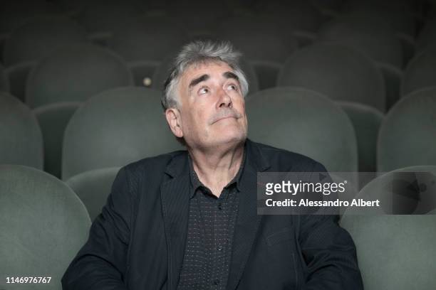 Musician Fred Frith poses for a portrait on April 26, 2019 in Turin, Italy.