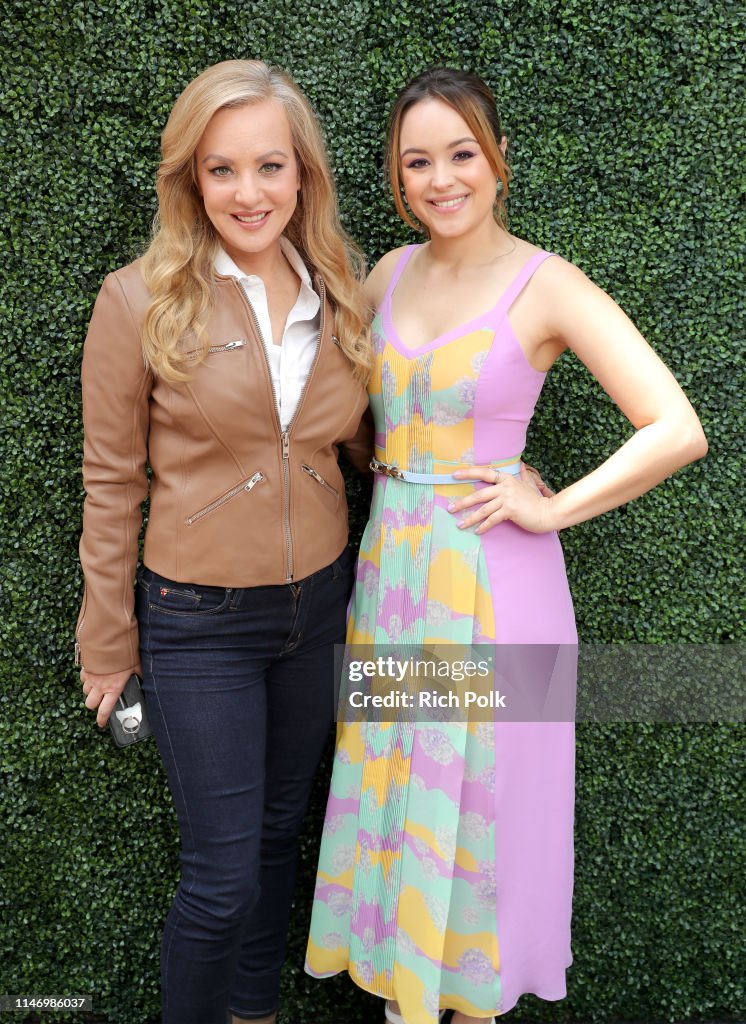 Wendi McLendon-Covey and Hayley Orrantia attend Sony Pictures... News