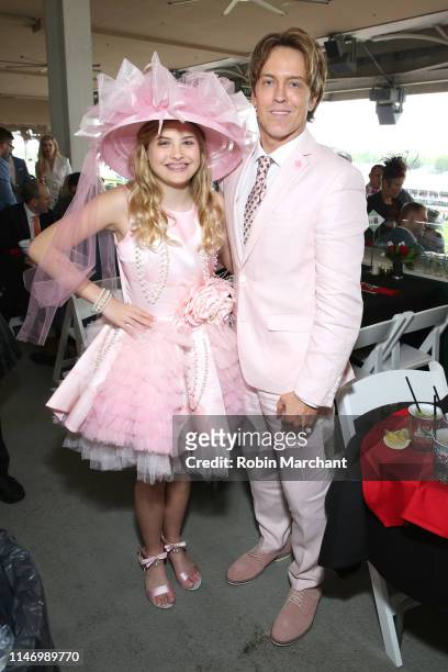 Dannielynn Birkhead and Larry Birkhead attend the 145th Kentucky Derby at Churchill Downs on May 04, 2019 in Louisville, Kentucky.