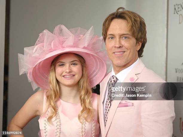 Dannielynn Birkhead and Larry Birkhead attends the 145th Kentucky Derby at Churchill Downs on May 04, 2019 in Louisville, Kentucky.