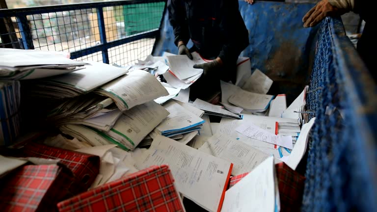 Sort Papers 980 Old Man Recycling Stock Videos, Footage, & 4K Video Clips - Getty ...