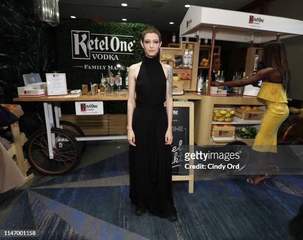 Asia Kate Dillon enjoys a Ketel One cocktail at 30th Annual GLAAD Media Awards in partnership with Ketel One Family-Made Vodka, longstanding ally of...