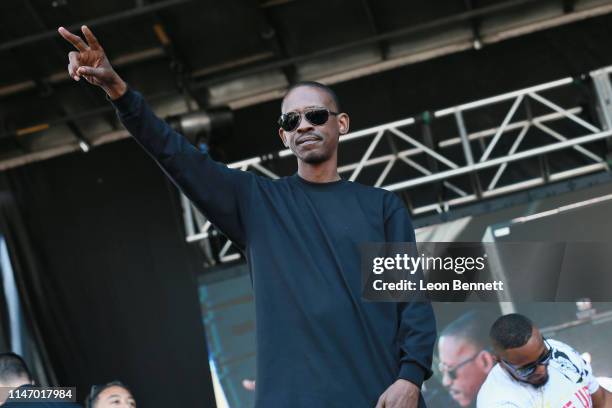 Kurupt performs during the official unveiling of City Of Los Angeles' Obama Boulevard in honor of the 44th President of the United States of America...
