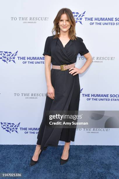 Fuschia Sumner attends The Humane Society Of The United States To The Rescue! Los Angeles Gala 2019 at Paramount Studios on May 04, 2019 in...