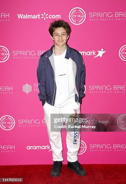 Sunny Suljic attends City Year Los Angeles' Spring Break: Destination Education at Sony Studios on May 04, 2019 in Los Angeles, California.