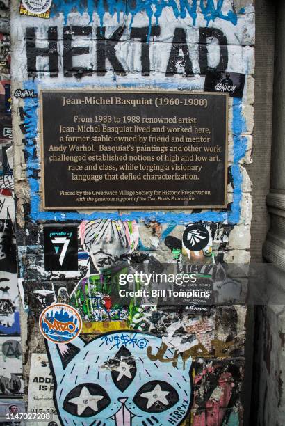 May 4, 2019]: Former studio location of artist Jean-Michel Basquiat at 87 Great Jones Street was a former horse stable and owned by Andy Warhol....