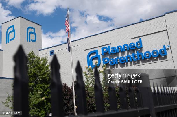 The outside of the Planned Parenthood Reproductive Health Services Center is seen in St. Louis, Missouri, May 30 the last location in the state...