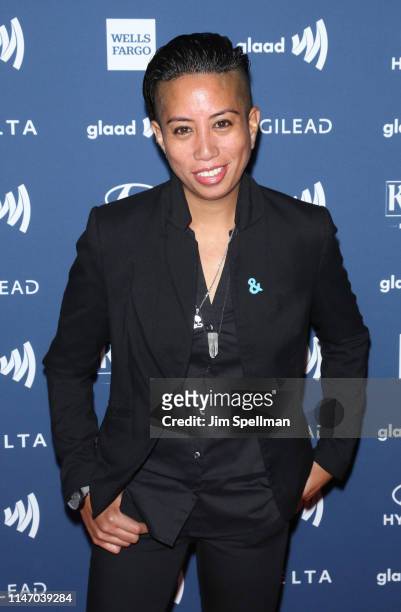 Ruthie Alcaide attends the 30th Annual GLAAD Media Awards at New York Hilton Midtown on May 04, 2019 in New York City.