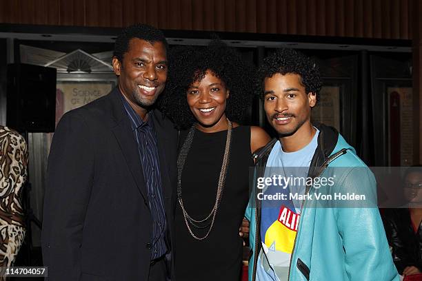 Clayton Sizemore, Founder of the Urban yoga foundation Ghylian Bell, and Professional snowboarder Korath Wright, a member of the Bahamas Olympic Snow...