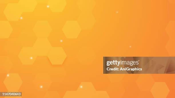 abstract cube hexagon shape innovative concept background - medical background stock illustrations