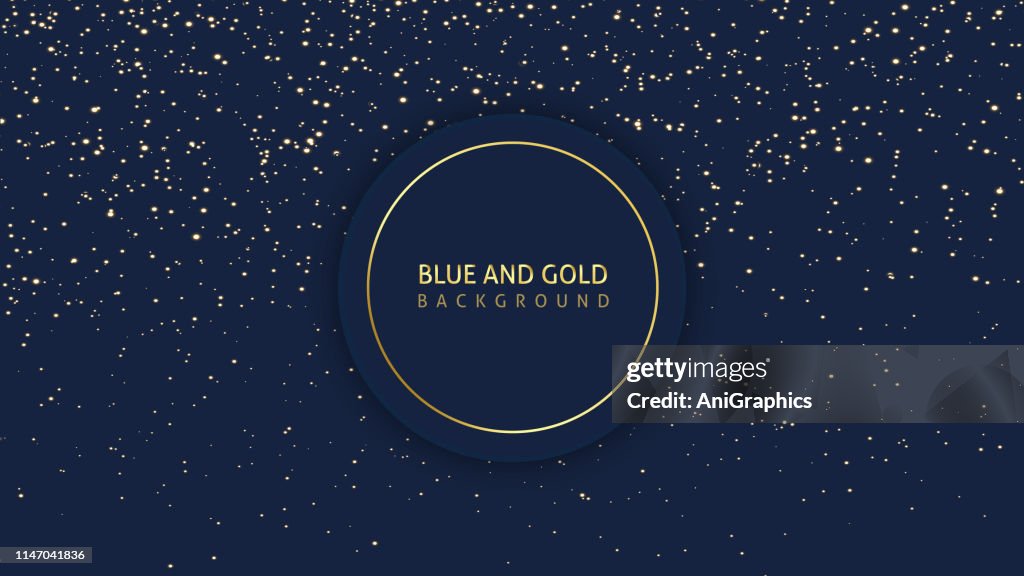Dark Blue Glitter Background High-Res Vector Graphic - Getty Images