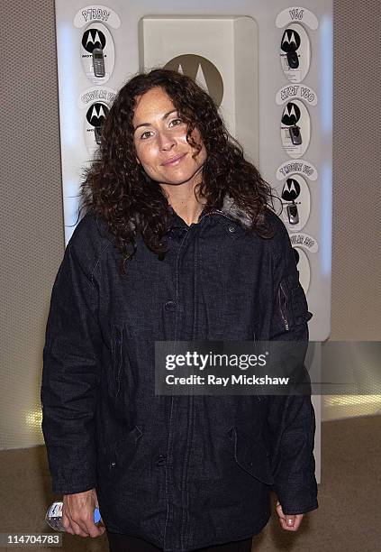 Minnie Driver during 2003 Park City - The Motorola and Air Party - Party at The Motorola House in Park City, Utah, United States.