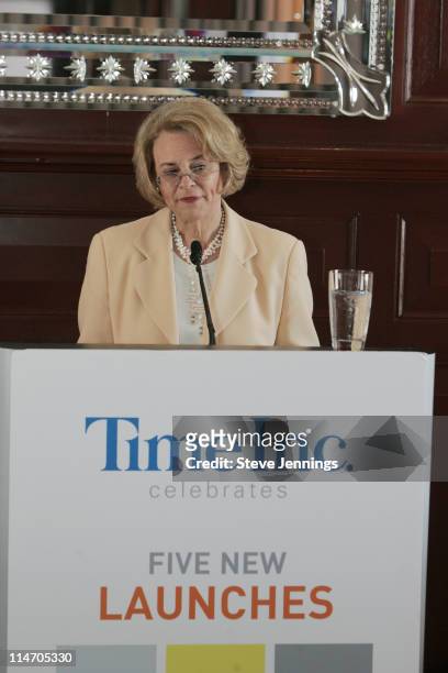 Ann Moore, CEO of Time Inc. During Time Inc. Launches 5 New Publications at Clift Hotel in San Francisco, California, United States.