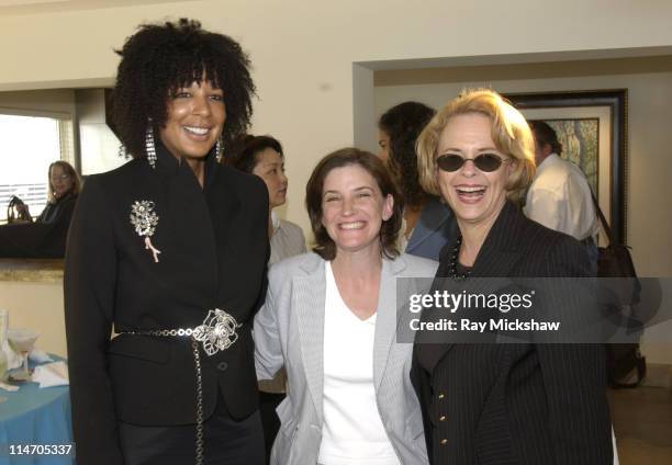 Suzanne Boyd, editor-in-chief of Suede Magazine, Paige McCrensky and Ann Moore, CEO of Time Inc.