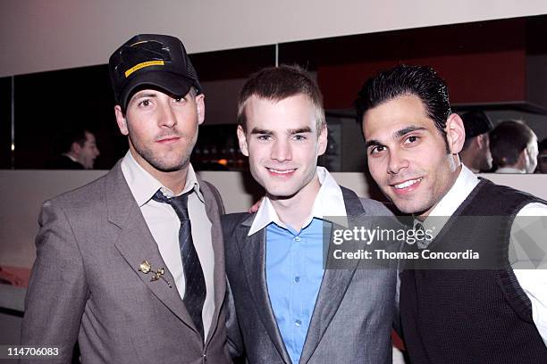 Michael Bellasario, David Gallagher and Eric Podwall