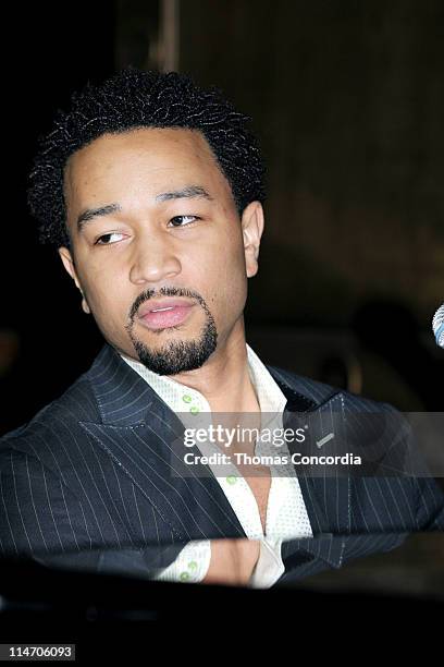 John Legend during Friends of Hillary Clinton Press Conference - May 21, 2005 at Capitale in New York City, New York, United States.