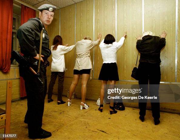 Arrest of prostitutes in Moscow Arrest of prostitutes in Moscow