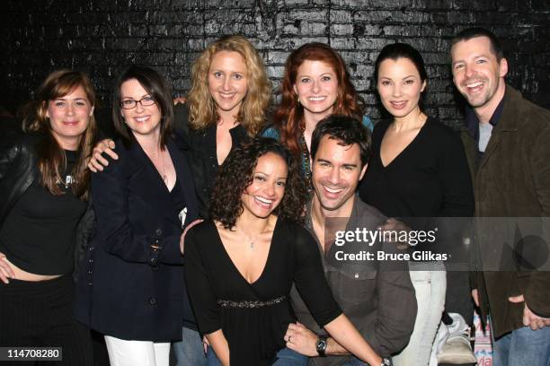 Maura Tierney, Megan Mullally, Brooke Smith, Judy Reyes, Debra Messing, Eric McCormack, Fran Drescher and Sean Hayes