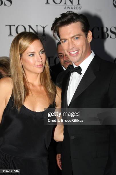Jill Goodacre and Harry Connick, Jr., nominee for Best Performance by a Leading Actor in a Musical for "The Pajama Game"