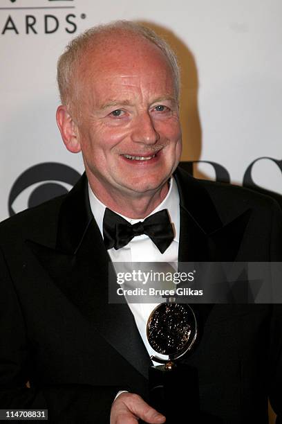 Ian McDiarmid, winner of Best Performance by a Featured Actor in a Play for "Faith Healer"