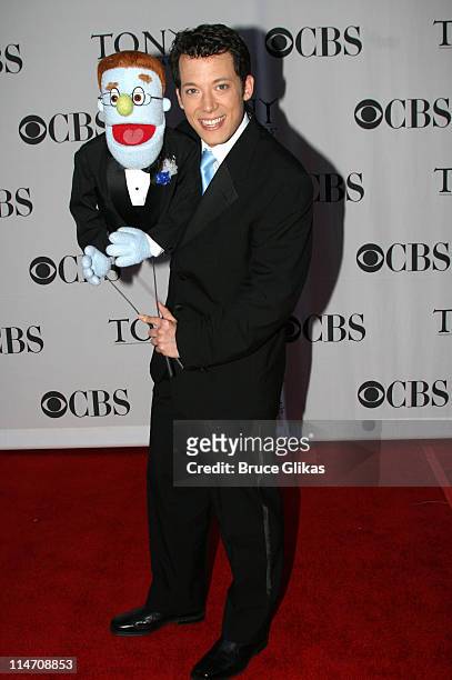 Rod and John Tartaglia from "Avenue Q", Presenter for Best Performance by a Featured Actor in a Musical