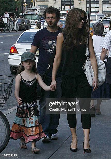 Kate Beckinsale, daughter Lilly Beckinsale and Michael Sheen