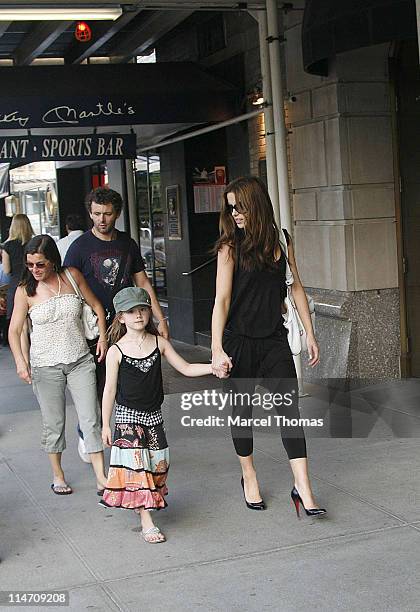 Kate Beckinsale, daughter Lilly Beckinsale and Michael Sheen