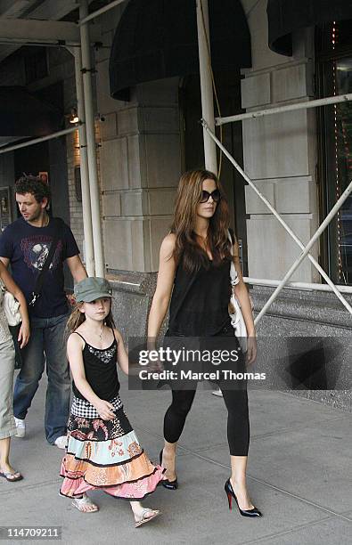 Kate Beckinsale, daughter Lilly Beckinsale and Michael Sheen