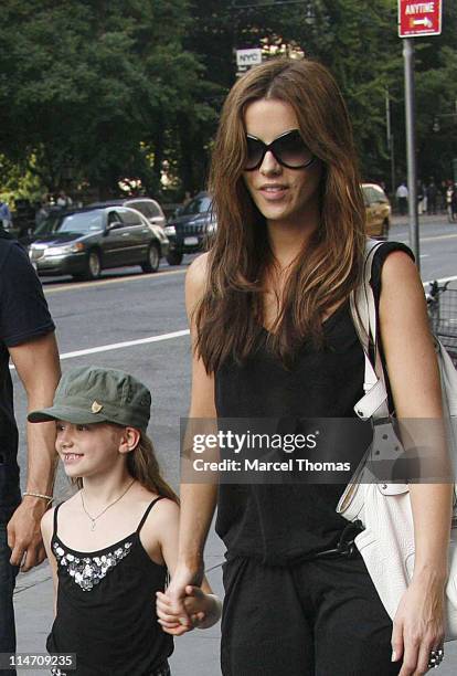 Lilly Beckinsale, and Kate Beckinsale during Kate Beckinsale Sighting New York City - June 20, 2006 in New York City, New York, United States.