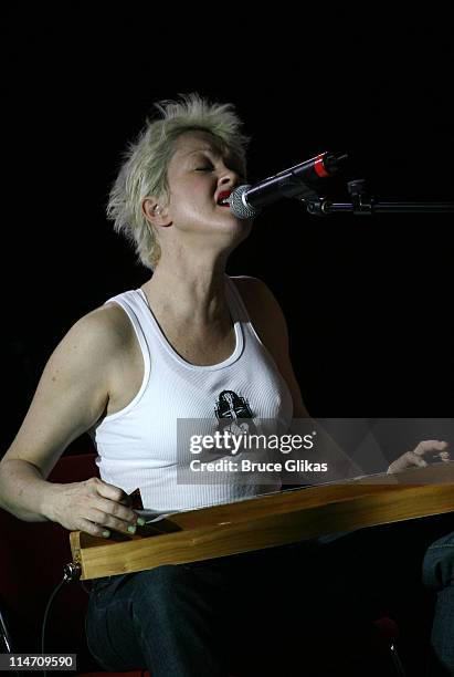 Cyndi Lauper during Rosie O'Donnell performs on R Family Vacations 3rd Annual Cruise to Alaska - July 12, 2006 at The Norwegian Star, Alaska, United...