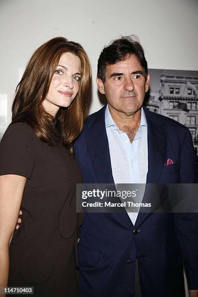 Stephanie Seymour and Peter Brandt during "Andy Warhol: A Documentary Film" Private New York Screening at The Museum of Modern Art in New York City,...