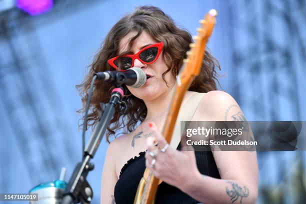 Singer Bethany Cosentino of the band Best Coast performs onstage during Day 2 of the BeachLife Festival at Redondo Beach on May 03, 2019 in Redondo...