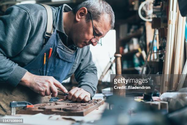 wood carving - craft stock pictures, royalty-free photos & images