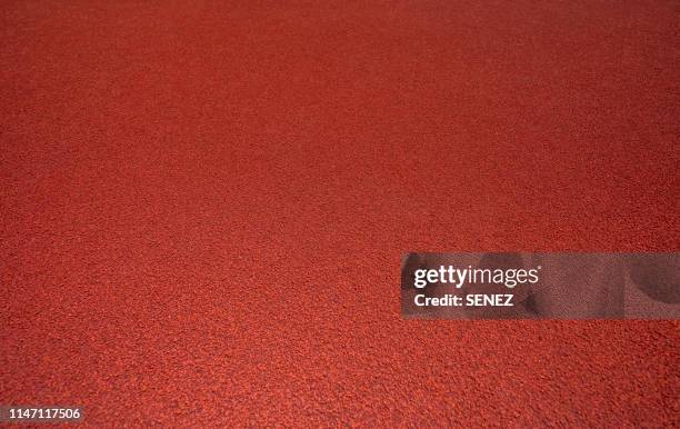 full frame shot of running track - athletics texture stock pictures, royalty-free photos & images