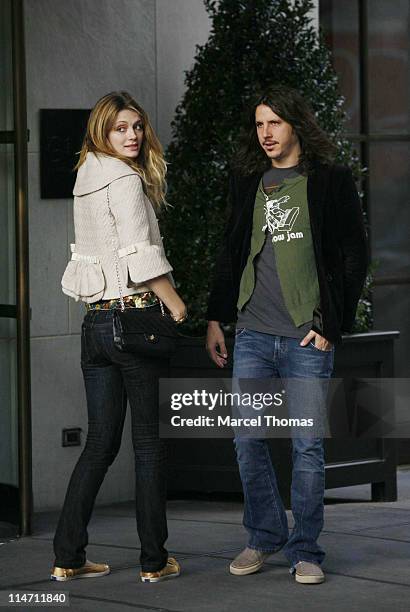 Mischa Barton and Cisco Adler during Mischa Barton Sighting in New York City - December 7, 2006 in New York City, New York, United States.