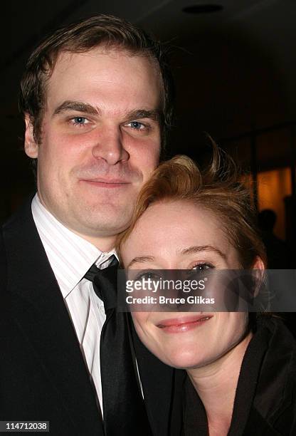 Jennifer Ehle and David Harbour during "Shipwreck: The Coast of Utopia Part 2" - Opening Night Party at Avery Fisher Hall in New York City, New York,...