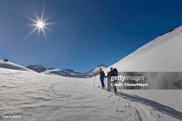 ski touring trails - sheer stock pictures, royalty-free photos & images