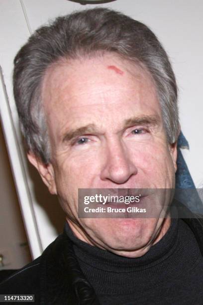 Warren Beatty during Warren Beatty and Annette Bening visit "Spring Awakening" - April 6, 2007 at The Eugene O'Neill Theatre in New York City, New...