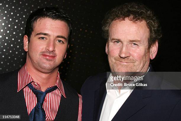 Eugene O'Hare and Colm Meaney during Opening Night Curtain Call and Press Room for "A Moon for the Misbegotten" - April 9, 2007 at The Brooks...