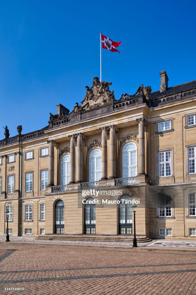 Amalienborg Palace, Copenhagen, Denmark