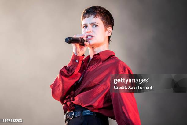 Christine and the Queens performs in concert during Primavera Sound Festival on May 30, 2019 in Barcelona, Spain.