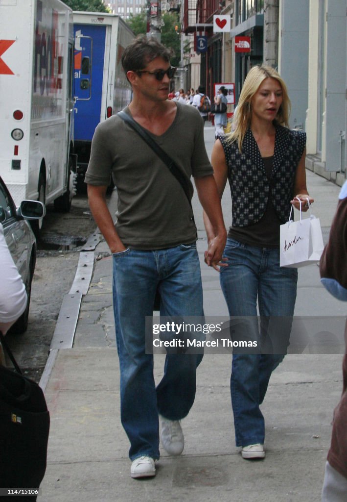 Claire Danes and Hugh Dancy Sighting in New York - July 02, 2007