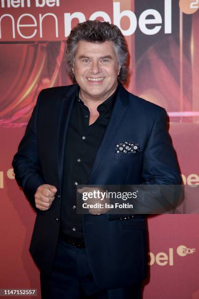 Austrian singer Andy Borg during the television show 'Willkommen bei Carmen Nebel' at Velodrom on May 4, 2019 in Berlin, Germany.