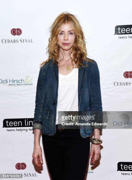 Model Julianne Phillips arrives at the Teen Line 2019 Food For Thought Brunch at the UCLA Meyer and Renee Luskin Conference Center on May 05, 2019 in...
