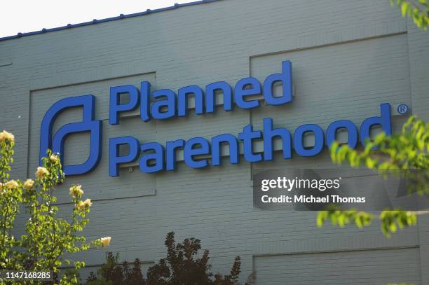 The exterior of a Planned Parenthood Reproductive Health Services Center is seen on May 31, 2019 in St Louis, Missouri. In the wake of Missouri...