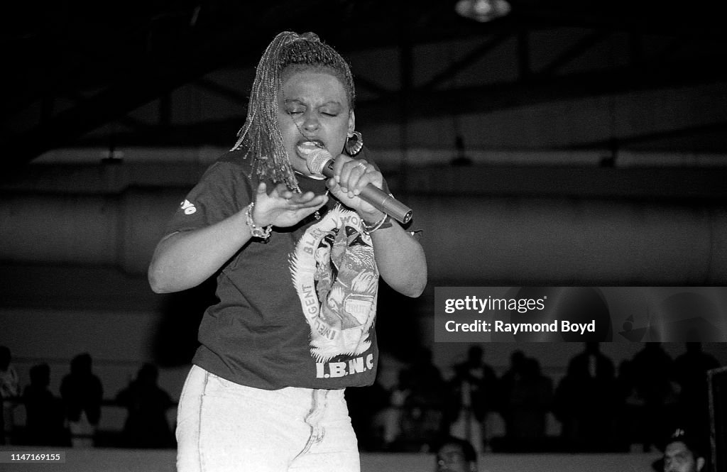Yoyo Rapper Young Rapper Yo-Yo performs at the U.I.C. Pavilion in Chicago, Illinois in ...