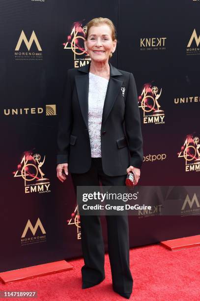 Judge Judy attends the 46th annual Daytime Emmy Awards at Pasadena Civic Center on May 05, 2019 in Pasadena, California.