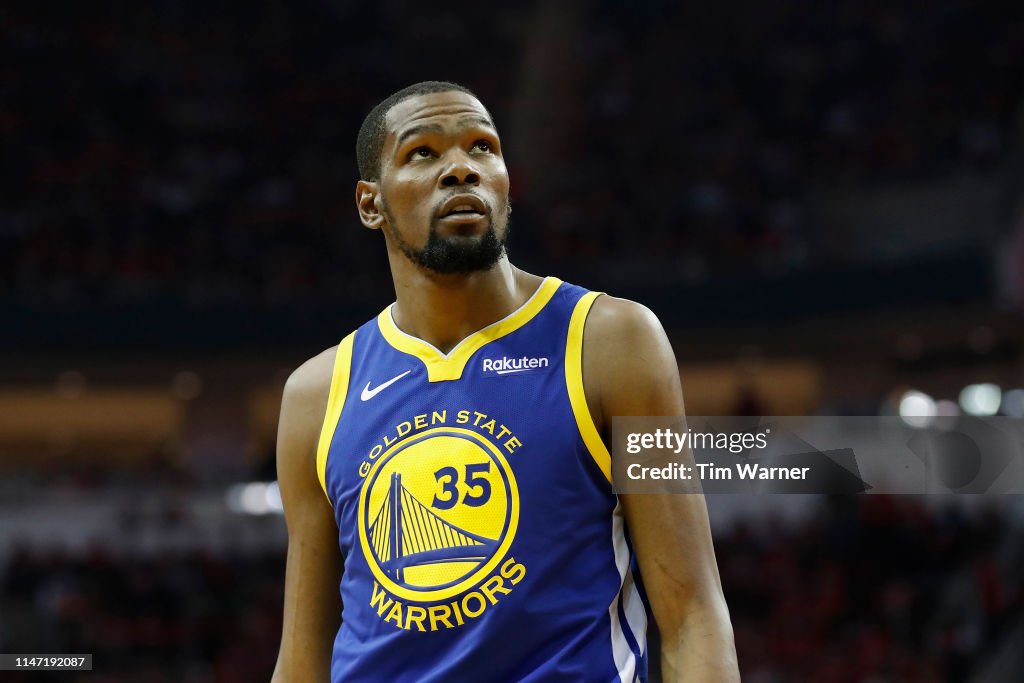 Golden State Warriors v Houston Rockets - Game Three