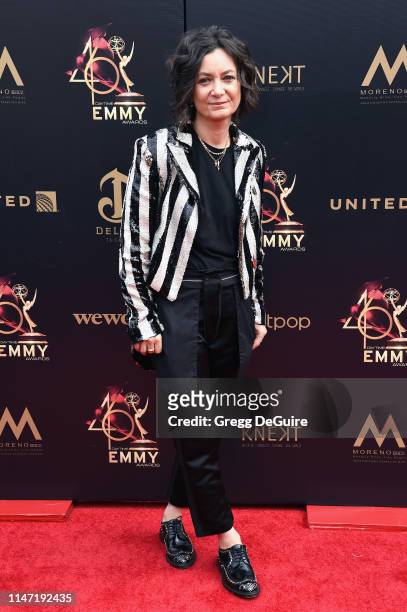 Sara Gilbert attends the 46th annual Daytime Emmy Awards at Pasadena Civic Center on May 05, 2019 in Pasadena, California.